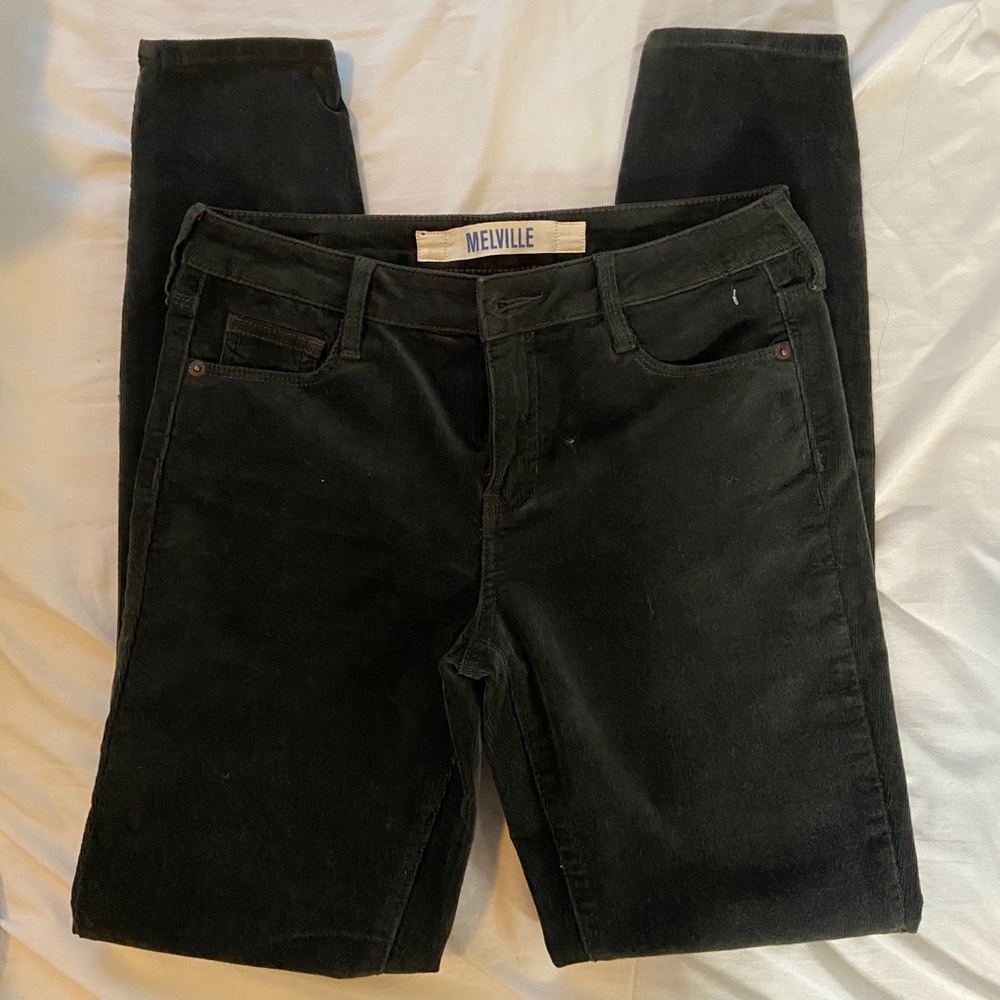 Brandy Melville Olive Green Corduroy Pants